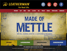 Tablet Screenshot of leatherman.hu