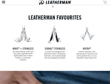 Tablet Screenshot of leatherman.com.au